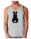 Cute Bunny Silhouette with Tail Loose Tank Top by TooLoud-Loose Tank Top-TooLoud-AshGray-Small-Davson Sales