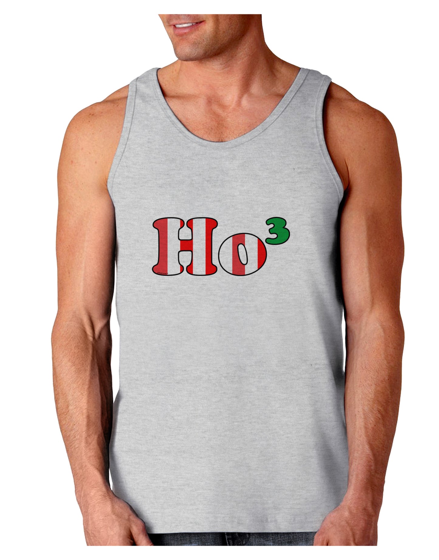 Ho Ho Ho Math Christmas Loose Tank Top-Loose Tank Top-TooLoud-AshGray-Small-Davson Sales