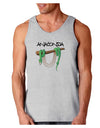 Anaconda Design Green Text Loose Tank Top-Loose Tank Top-TooLoud-AshGray-Small-Davson Sales