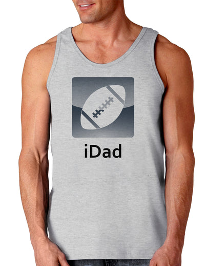 iDad Football Loose Tank Top-Loose Tank Top-TooLoud-AshGray-Small-Davson Sales