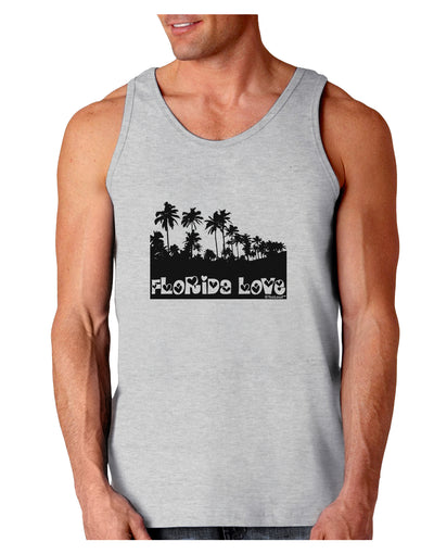 Florida Love - Palm Trees Cutout Design Loose Tank Top by TooLoud-Loose Tank Top-TooLoud-AshGray-Small-Davson Sales