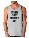 It's My First Father's Day Loose Tank Top-Loose Tank Top-TooLoud-AshGray-Small-Davson Sales