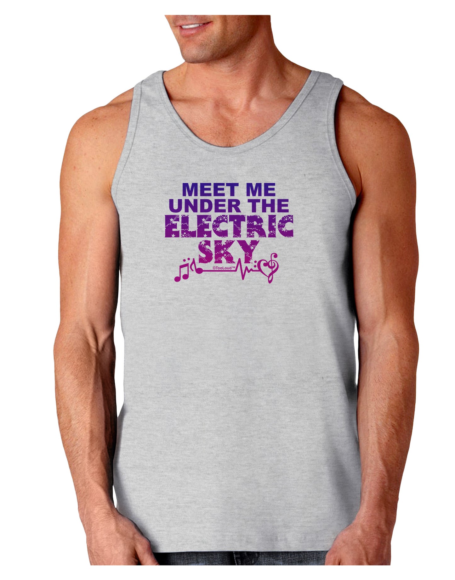 Electric Sky Color Loose Tank Top-Loose Tank Top-TooLoud-AshGray-Small-Davson Sales