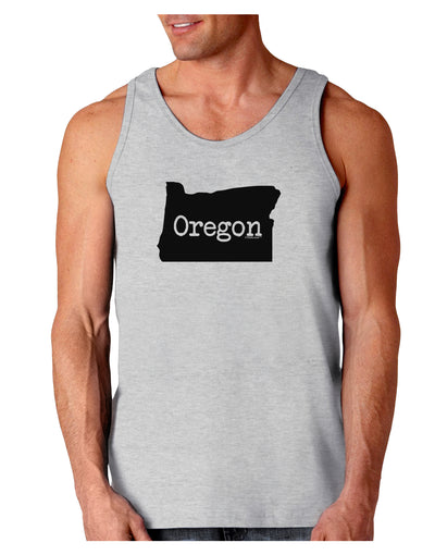 Oregon - United States Shape Loose Tank Top by TooLoud-Loose Tank Top-TooLoud-AshGray-Small-Davson Sales