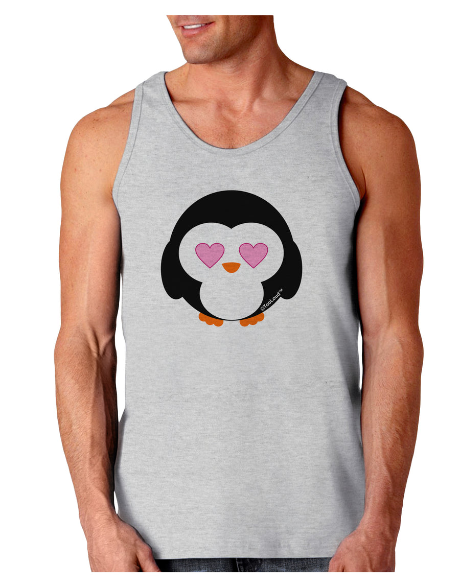 Cute Penguin - Heart Eyes Loose Tank Top by TooLoud-Loose Tank Top-TooLoud-White-Small-Davson Sales