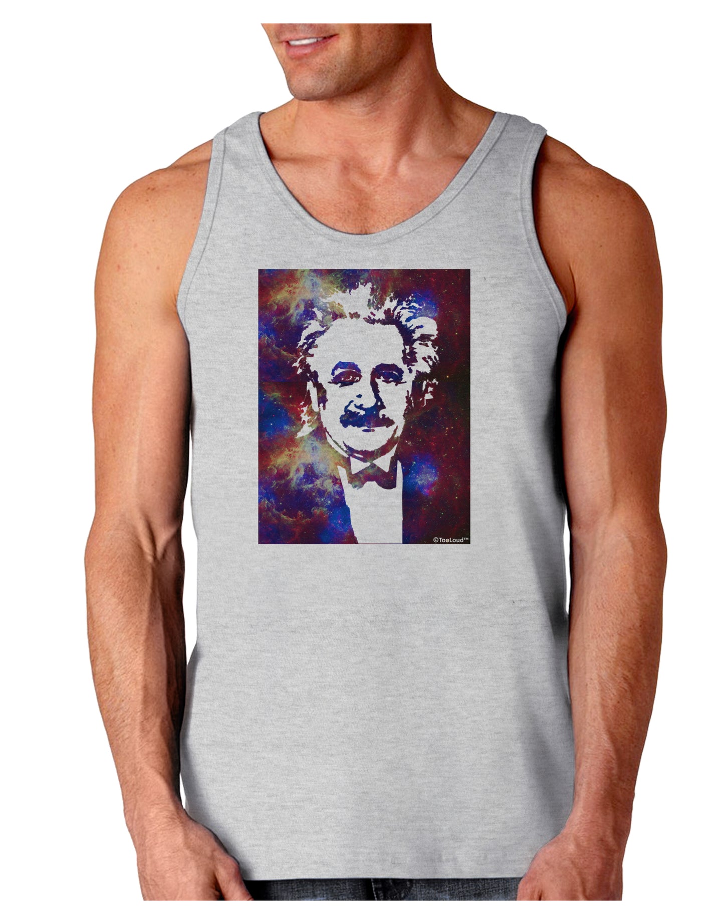Cosmic Galaxy Loose Tank Top by TooLoud-Loose Tank Top-TooLoud-AshGray-Small-Davson Sales