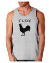 I Like Rooster Silhouette - Funny Loose Tank Top by TooLoud-Loose Tank Top-TooLoud-AshGray-Small-Davson Sales