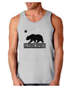 California Republic Design - Cali Bear Loose Tank Top by TooLoud-Loose Tank Top-TooLoud-AshGray-Small-Davson Sales