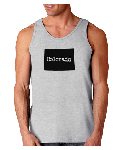 Colorado - United States Shape Loose Tank Top by TooLoud-Loose Tank Top-TooLoud-AshGray-Small-Davson Sales