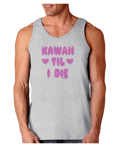 Kawaii Til I Die - Design - Magenta Loose Tank Top by TooLoud-Loose Tank Top-TooLoud-AshGray-Small-Davson Sales