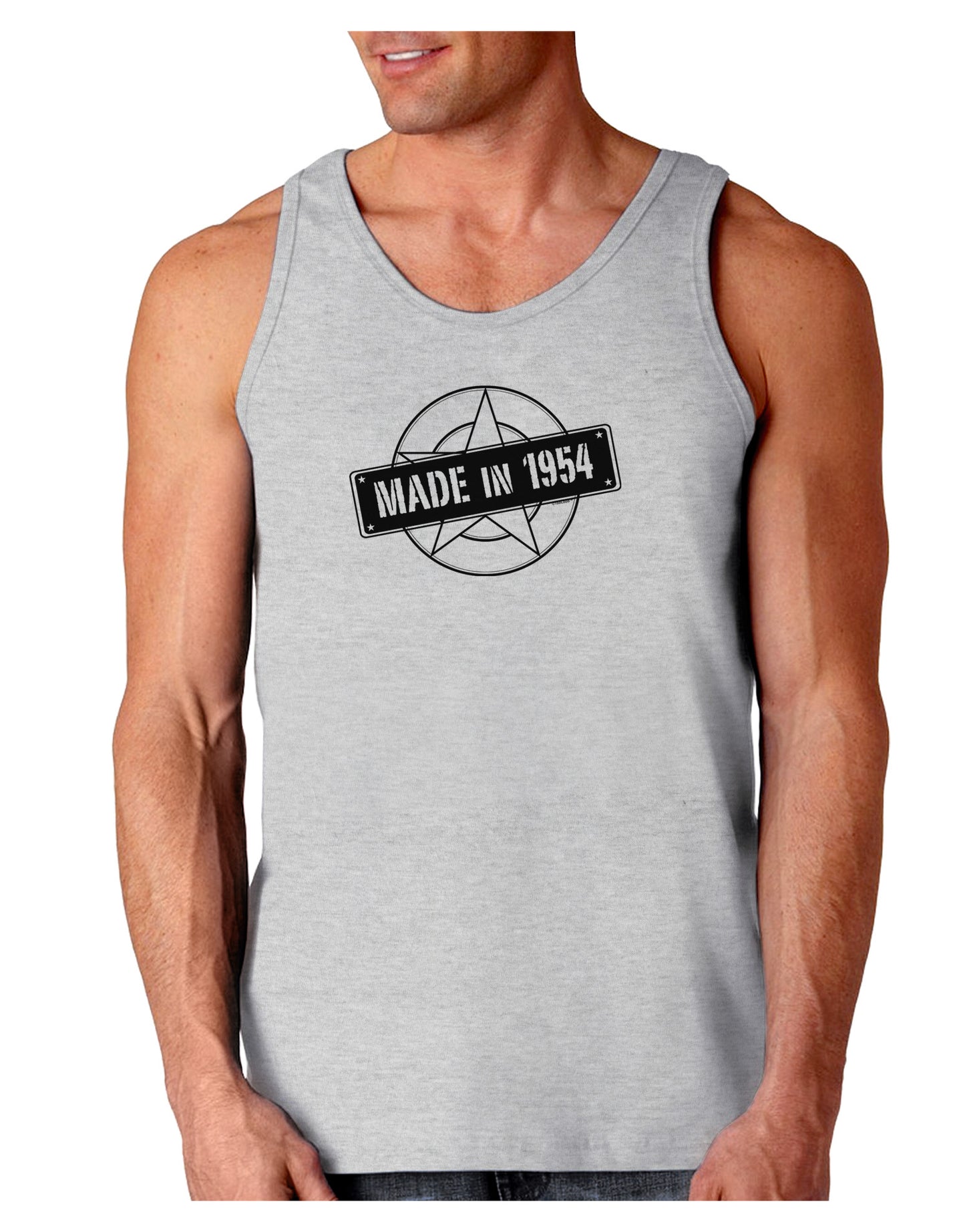 Made In Birth Year 1954 Loose Tank Top-Loose Tank Top-TooLoud-AshGray-Small-Davson Sales