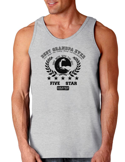 Best Grandpa Ever Collegiate Loose Tank Top-Loose Tank Top-TooLoud-AshGray-Small-Davson Sales