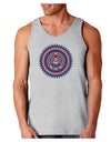 Psychedelic Peace Patriotic Loose Tank Top-Loose Tank Top-TooLoud-AshGray-Small-Davson Sales