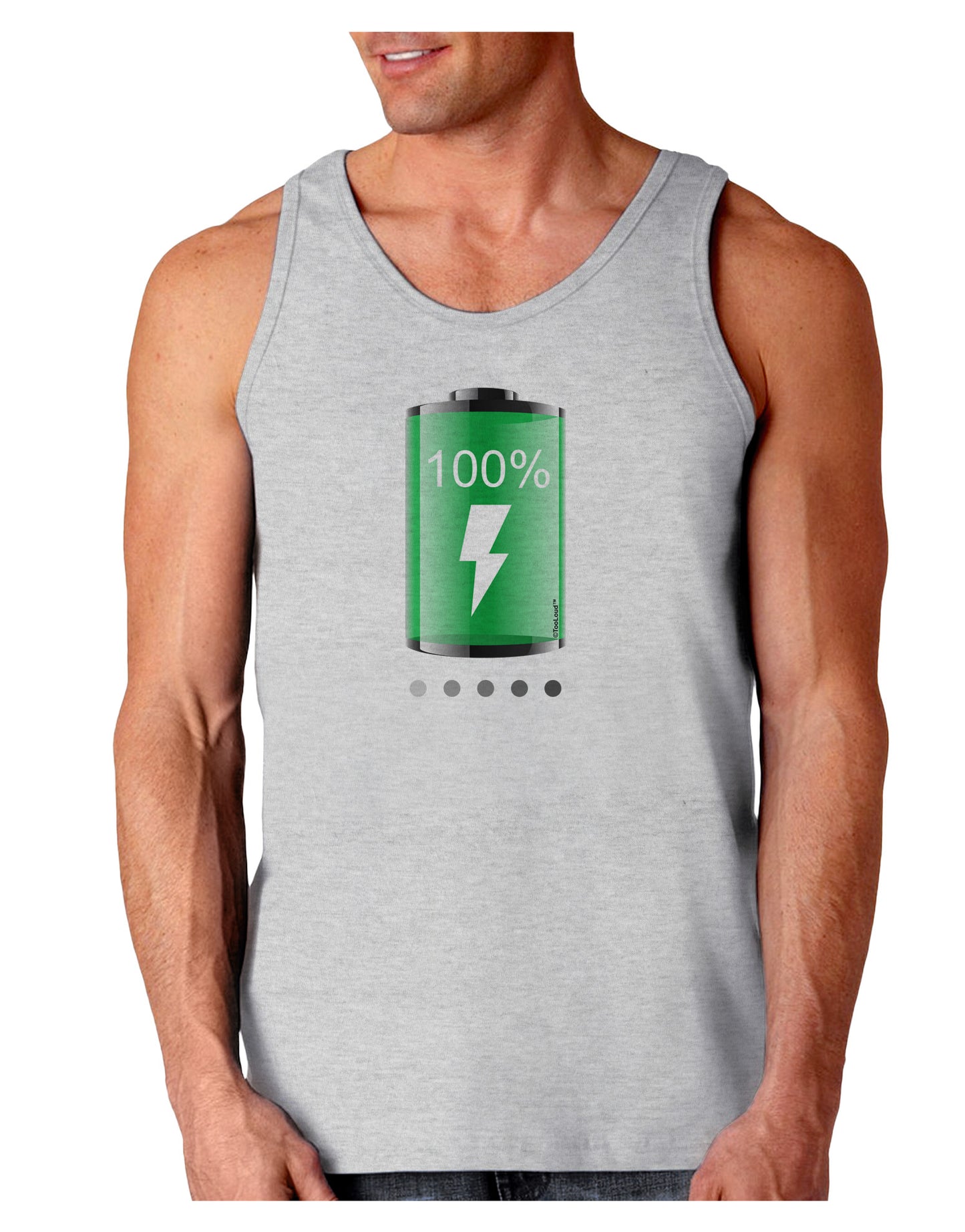 Full Energy 100 Percent Loose Tank Top-Loose Tank Top-TooLoud-AshGray-Small-Davson Sales