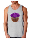 Giant Bright Purple Cupcake Loose Tank Top by TooLoud-Loose Tank Top-TooLoud-AshGray-Small-Davson Sales