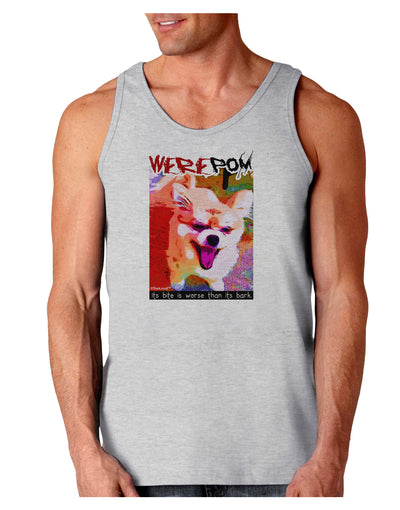 WerePom - Werewolf Pomeranian Loose Tank Top by TooLoud-Loose Tank Top-TooLoud-AshGray-Small-Davson Sales