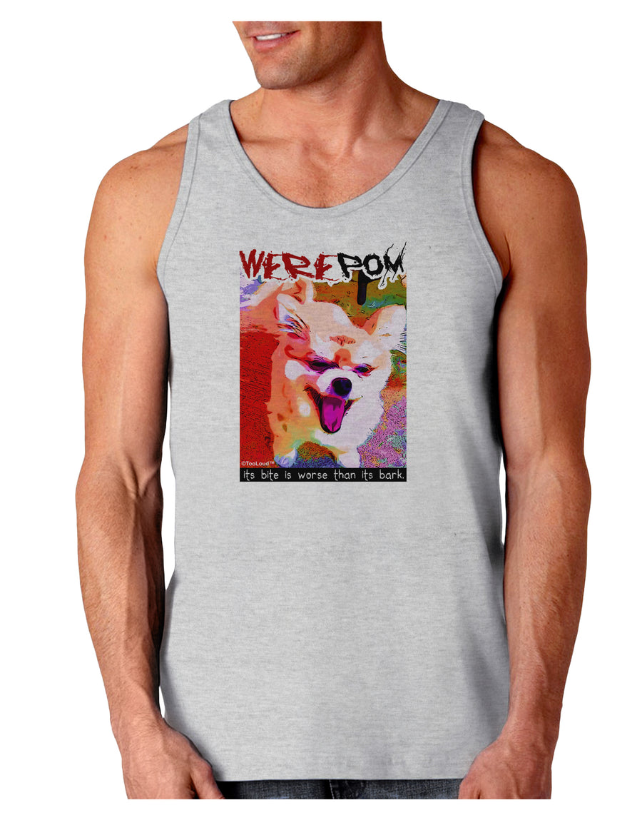 WerePom - Werewolf Pomeranian Loose Tank Top by TooLoud-Loose Tank Top-TooLoud-White-Small-Davson Sales