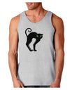 Cute Arched Black Cat Halloween Loose Tank Top-Loose Tank Top-TooLoud-AshGray-Small-Davson Sales