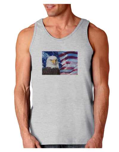 All American Eagle Loose Tank Top-Loose Tank Top-TooLoud-AshGray-Small-Davson Sales