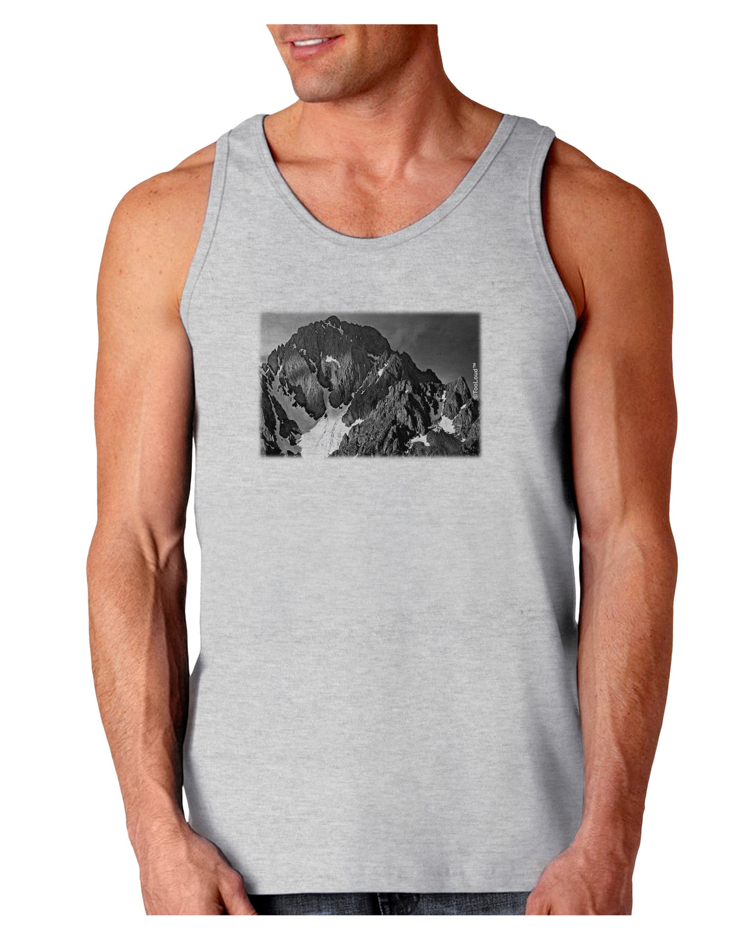 San Juan Mountain Range 2 Loose Tank Top-Loose Tank Top-TooLoud-AshGray-Small-Davson Sales