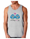 Owl Always Love You - Blue Owls Loose Tank Top by TooLoud-Loose Tank Top-TooLoud-AshGray-Small-Davson Sales