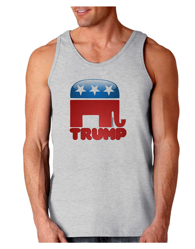 TooLoud Trump Bubble Symbol Loose Tank Top-Loose Tank Top-TooLoud-AshGray-Small-Davson Sales