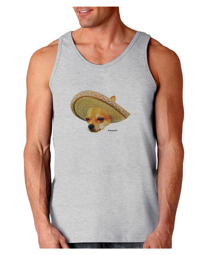 Chihuahua Dog with Sombrero - Patchwork Design Loose Tank Top by TooLoud-Loose Tank Top-TooLoud-AshGray-Small-Davson Sales