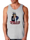 Uncle Sam Proud to be an American Loose Tank Top-Loose Tank Top-TooLoud-AshGray-Small-Davson Sales