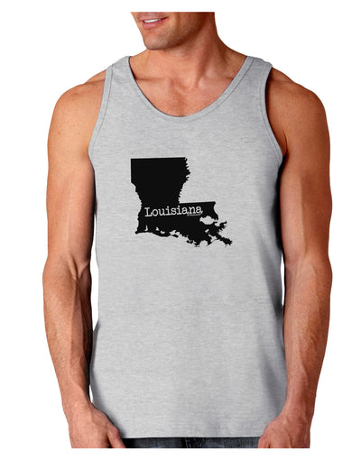 Louisiana - United States Shape Loose Tank Top by TooLoud-Loose Tank Top-TooLoud-AshGray-Small-Davson Sales