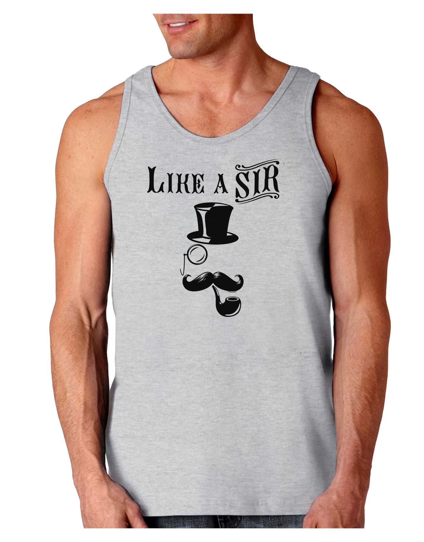 Like A Sir - Super Classy Loose Tank Top-Loose Tank Top-TooLoud-AshGray-Small-Davson Sales