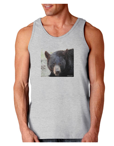 Staring Black Bear Loose Tank Top-Loose Tank Top-TooLoud-AshGray-Small-Davson Sales