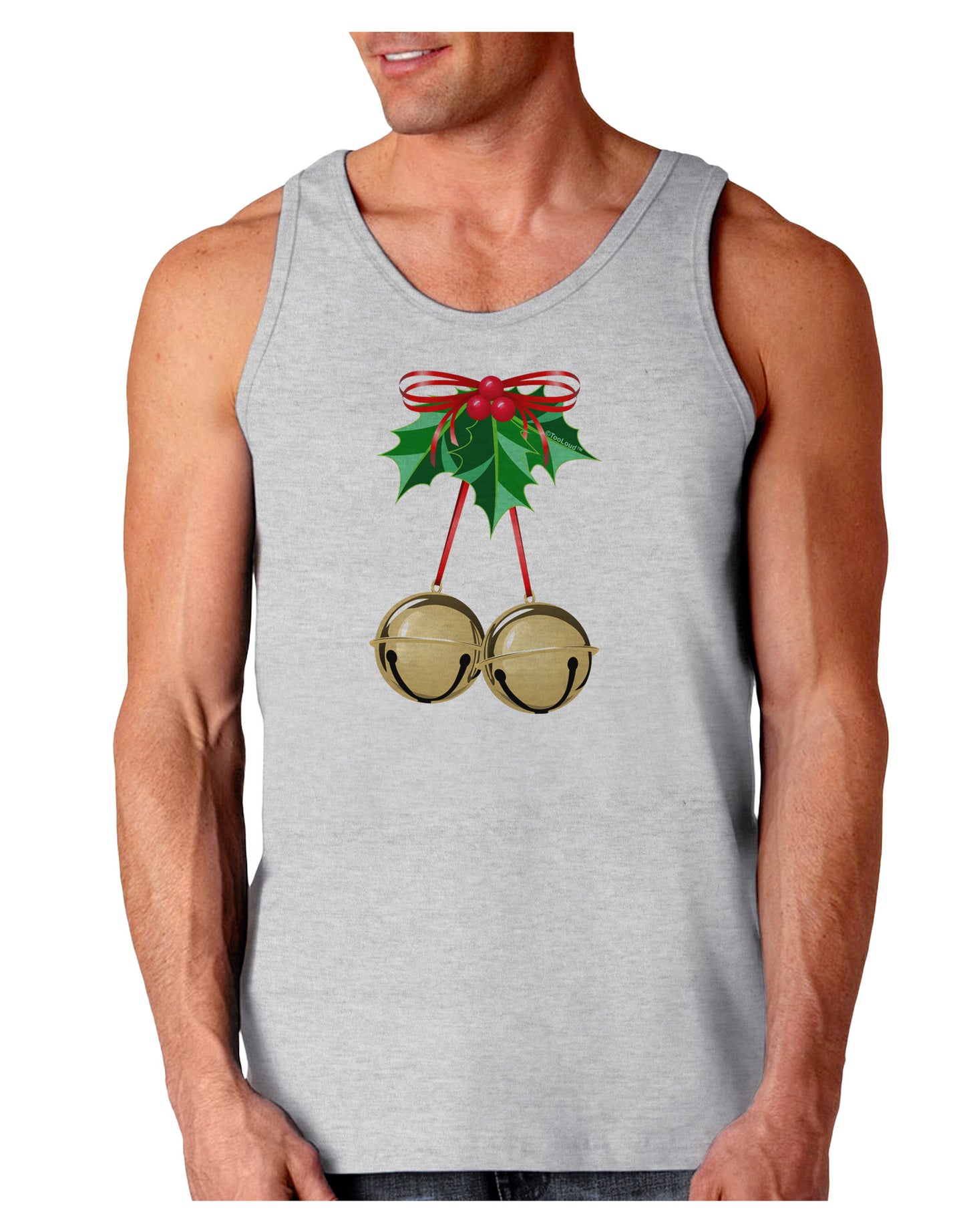 Jingle Balls Loose Tank Top-Loose Tank Top-TooLoud-AshGray-Small-Davson Sales