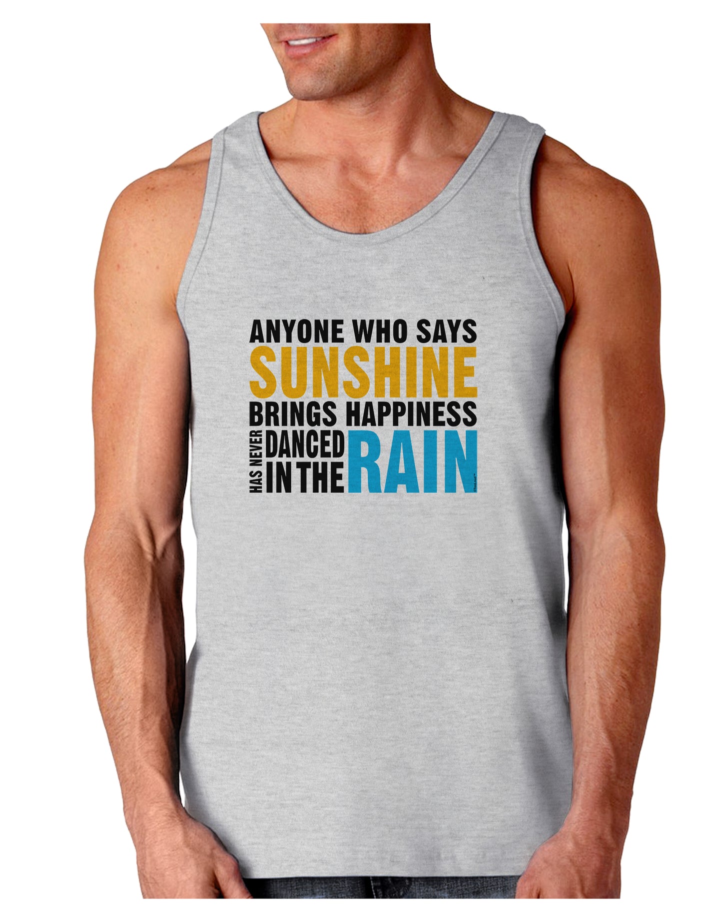 Anyone Who Says Sunshine Inspirational Quote Loose Tank Top-Loose Tank Top-TooLoud-AshGray-Small-Davson Sales