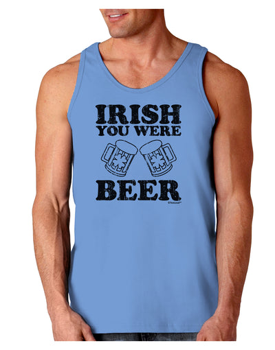 Irish You Were Beer Loose Tank Top by TooLoud-Loose Tank Top-TooLoud-CarolinaBlue-Small-Davson Sales