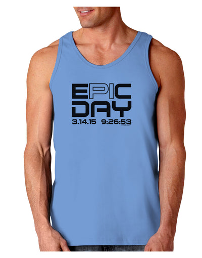 Epic Pi Day Text Design Loose Tank Top by TooLoud-Loose Tank Top-TooLoud-CarolinaBlue-Small-Davson Sales