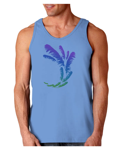 Tropical Feathers Loose Tank Top-Loose Tank Top-TooLoud-CarolinaBlue-Small-Davson Sales