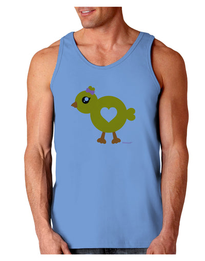 Cute Chick with Bow Loose Tank Top by TooLoud-Loose Tank Top-TooLoud-CarolinaBlue-Small-Davson Sales