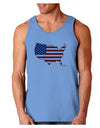 United States Cutout - American Flag Design Loose Tank Top by TooLoud-Loose Tank Top-TooLoud-CarolinaBlue-Small-Davson Sales