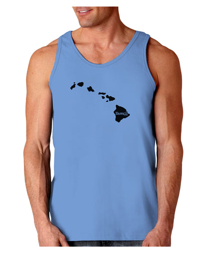 Hawaii - United States Shape Loose Tank Top by TooLoud-Loose Tank Top-TooLoud-CarolinaBlue-Small-Davson Sales