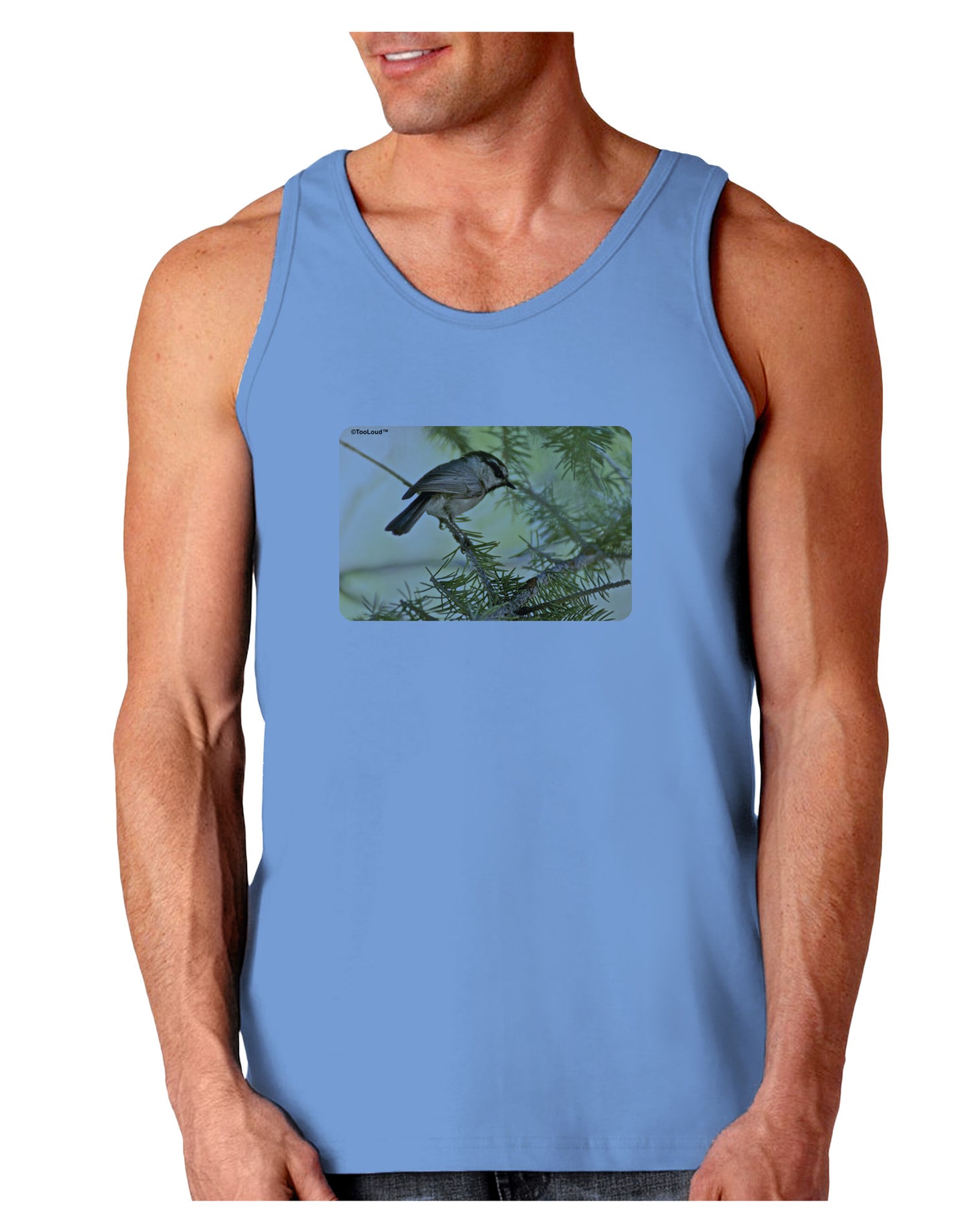 CO Chickadee Loose Tank Top-Loose Tank Top-TooLoud-CarolinaBlue-Small-Davson Sales