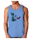 Mexican Roots - Mexico Outline Mexican Flag Loose Tank Top by TooLoud-Loose Tank Top-TooLoud-CarolinaBlue-Small-Davson Sales