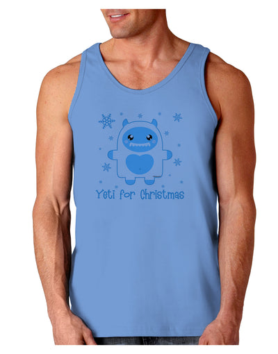 Yeti (Ready) for Christmas - Abominable Snowman Loose Tank Top-Loose Tank Top-TooLoud-CarolinaBlue-Small-Davson Sales