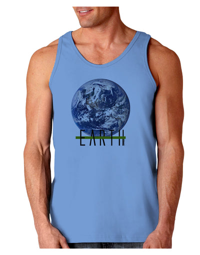 Planet Earth Text Loose Tank Top