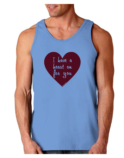 I Have a Heart On For You Loose Tank Top-Loose Tank Top-TooLoud-CarolinaBlue-Small-Davson Sales