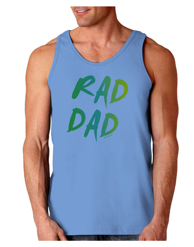 Rad Dad Design - 80s Neon Loose Tank Top-Loose Tank Top-TooLoud-CarolinaBlue-Small-Davson Sales