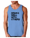 Drinks Well With Others Loose Tank Top by TooLoud-Loose Tank Top-TooLoud-CarolinaBlue-Small-Davson Sales