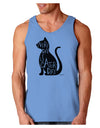 Every Day Is Caturday Cat Silhouette Loose Tank Top by TooLoud-Loose Tank Top-TooLoud-CarolinaBlue-Small-Davson Sales