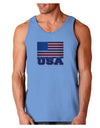 USA Flag Loose Tank Top by TooLoud-Loose Tank Top-TooLoud-CarolinaBlue-Small-Davson Sales