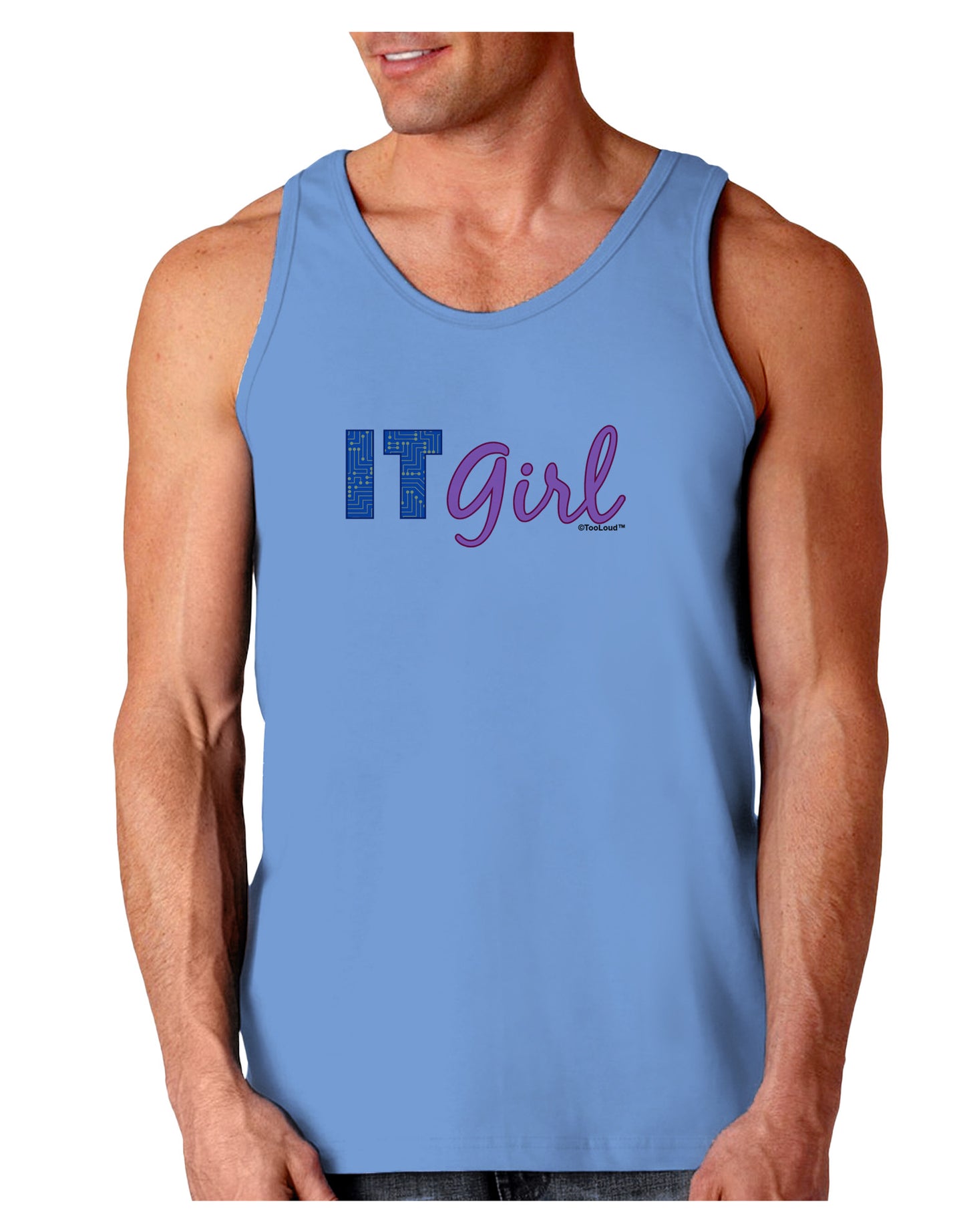 IT Girl Loose Tank Top-Loose Tank Top-TooLoud-CarolinaBlue-Small-Davson Sales
