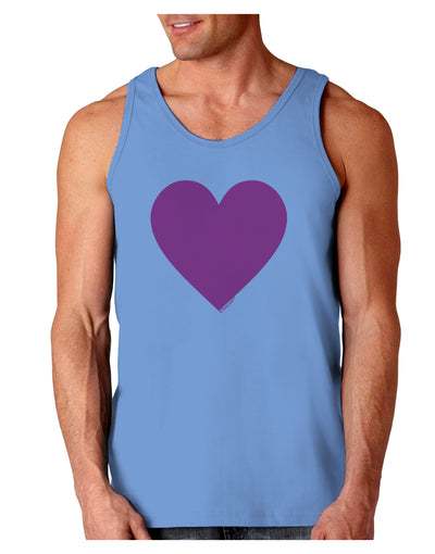 Big Pink Heart Valentine's Day Loose Tank Top-Loose Tank Top-TooLoud-CarolinaBlue-Small-Davson Sales